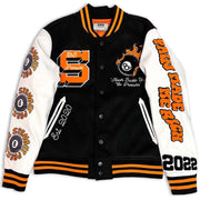 ELECTRO ORANGE V2 VARSITY JACKET